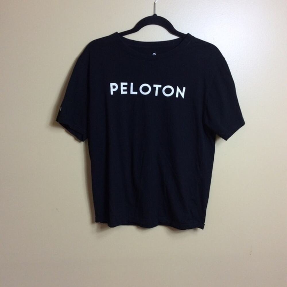 Peloton 100 century black T-shirt. Large.